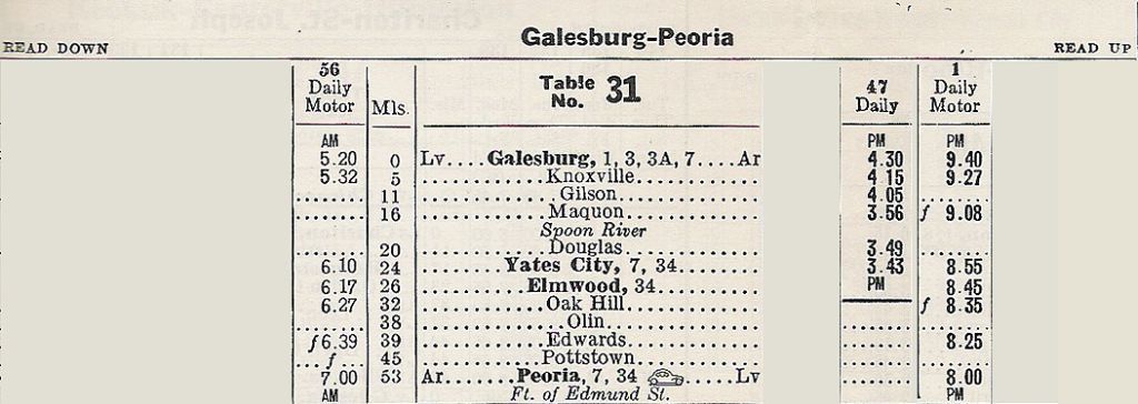 1953 CBQ Galesburg Motor
