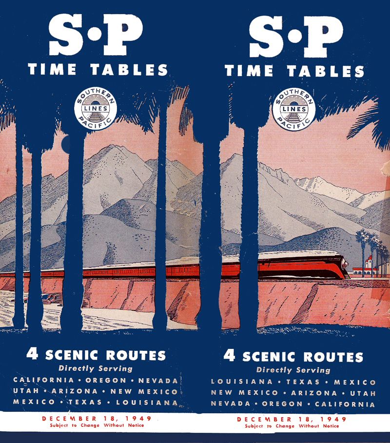 1949 SP Timetable Cover