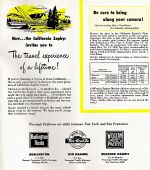 1953 California Zephyr Pamphlet