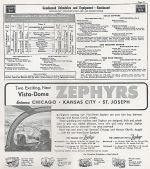 1953 CBQ Denver - Dallas Timetable