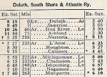 1947 Duluth, South Shore & Atlantic Railway
