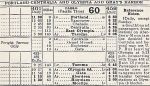 1947 NP Tacoma - Hoquiam Timetable