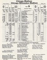 1956 MILW Madison Timetables