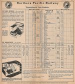 1955 Billings - Bozeman Timetable
