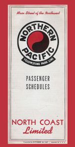 1947 NP Timetable Cover
