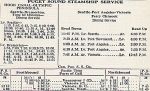 1947 Puget Sound Steamship Service