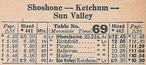 1952 UP Sun Valley Mixed Train