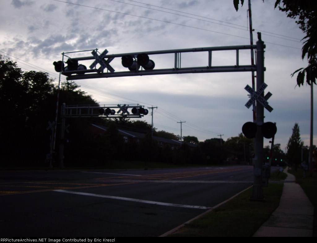 Shrewsbury Ave. Crossing On the Southern Secondary