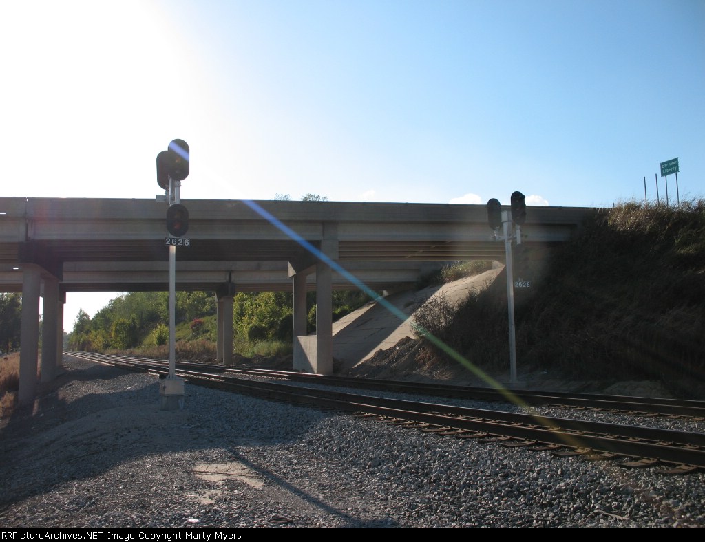 Approach signal for Birmingham Jct on the BNSF/NS