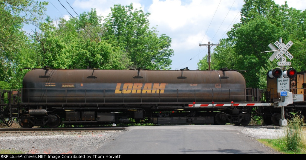 A roster image of one of the two water tank cars in the rail grinding train