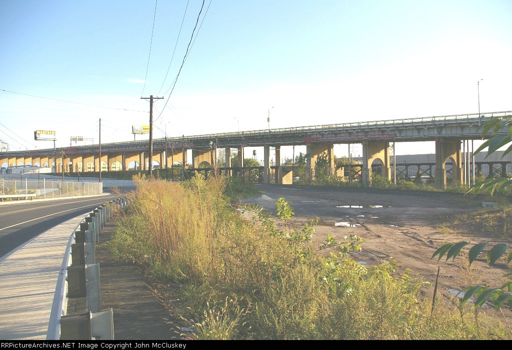 New line up front, old line in the back