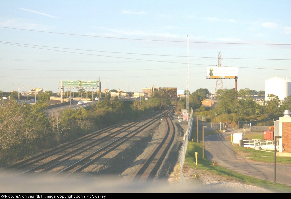 Here's where the new line connects to the Conrail Shared Assets Chemical Coast