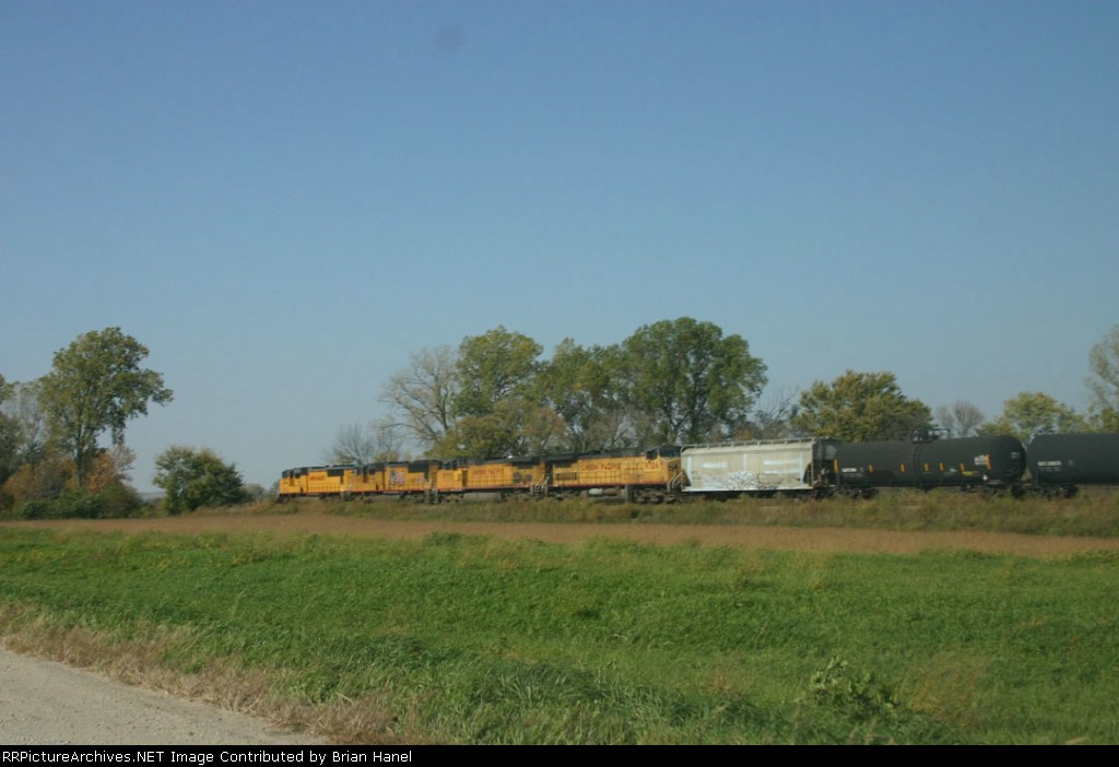 Slow-moving westbound