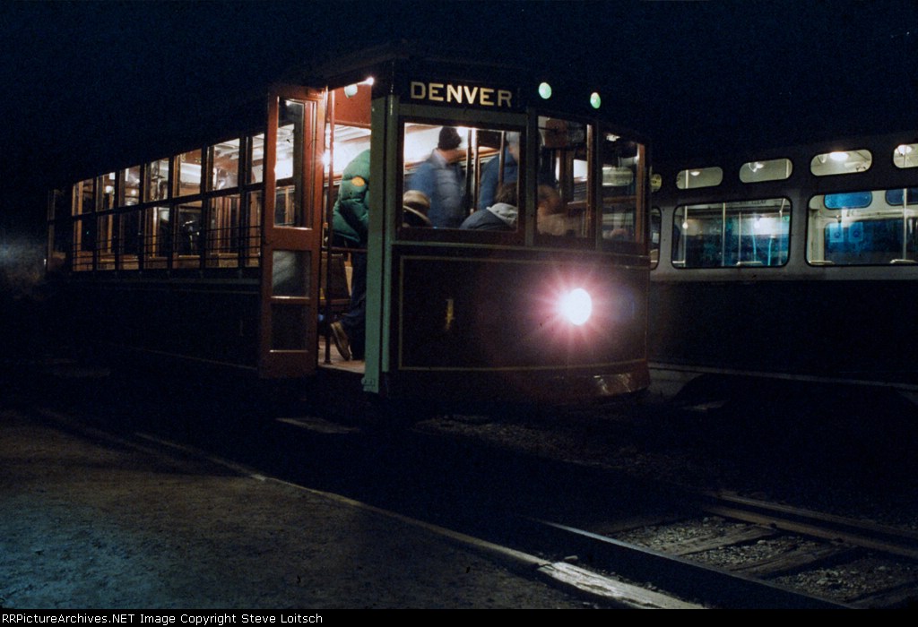 Denver & South Platte Birney #1 at Seashore Trolley Museum