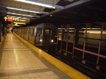 R38 A train enters Canal Street