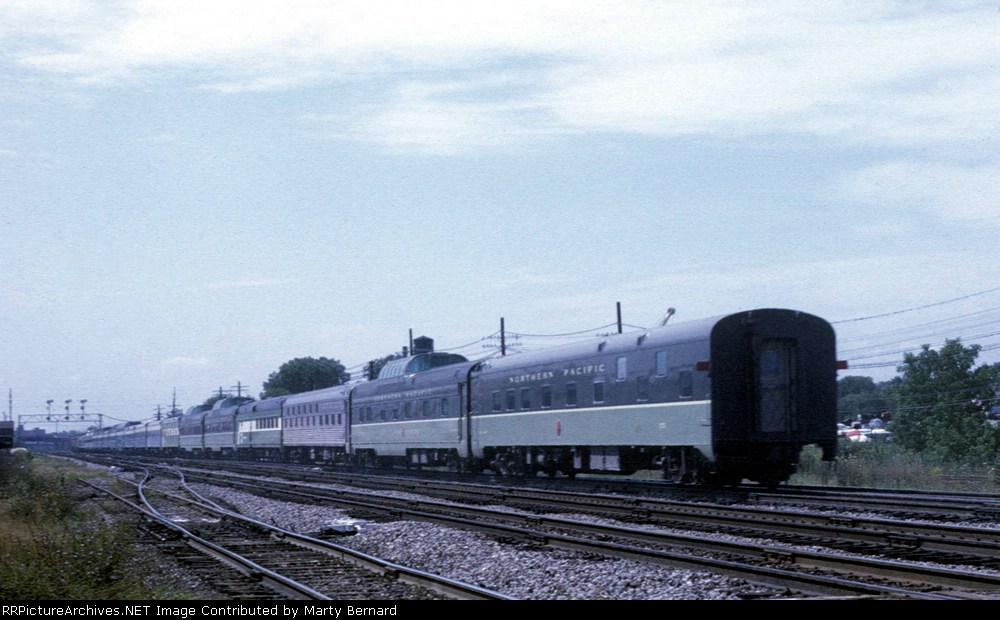 Combined Afternoon Zephyr, North Coast Limited, and Empire Builder