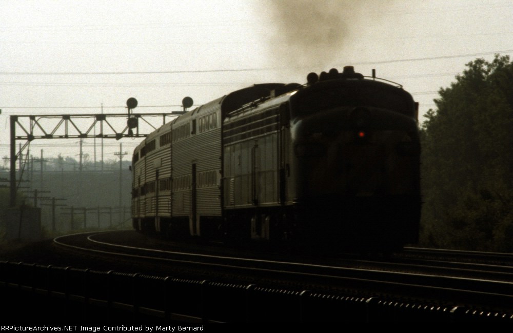 Pushing On the Express Track about 7:43 a.m.