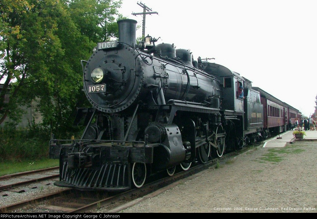 South Simcoe Railway (ex-CP) 4-6-0, #1057