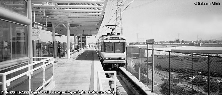  LACMTA Green Line light rail transit system Los Angeles County Ca