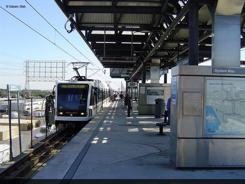 LACMTA Green Line light rail trcnsit system Los Angeles County Ca 