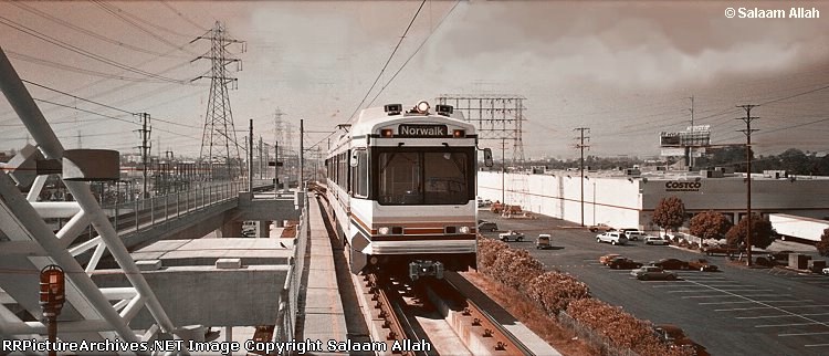  LACMTA Green Line light rail transit system Los Angeles County Ca