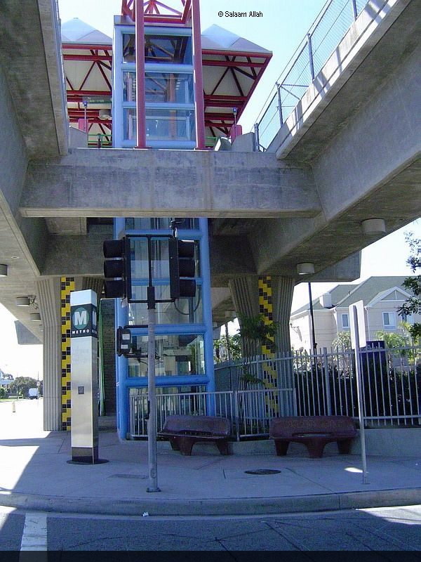 LACMTA Green Line light rail transit system Los Angeles County Ca 