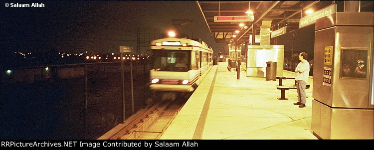 LACMTA Green Line light rail transit system Los Angeles County Ca