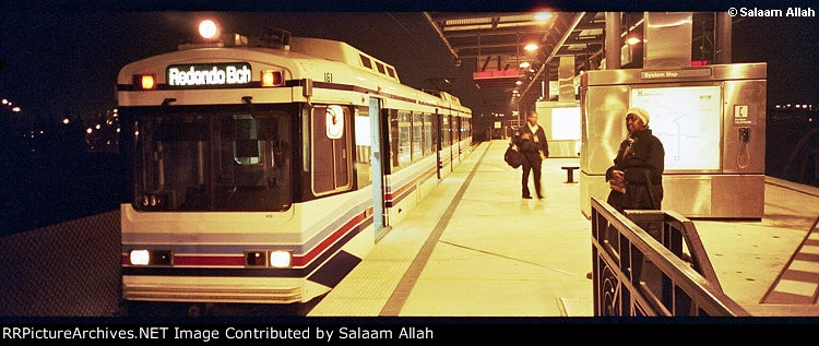 LACMTA Green Line light rail transit system Los Angeles County Ca