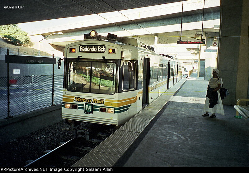  LACMTA Green Line light rail transit system Los Angeles County Ca