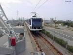 LACMTA Green Line light rail transit system Los Angeles County Ca 
