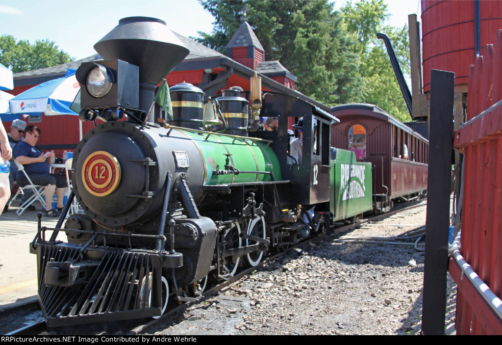 The RGS-painted Atlantic "Gracy" in the station