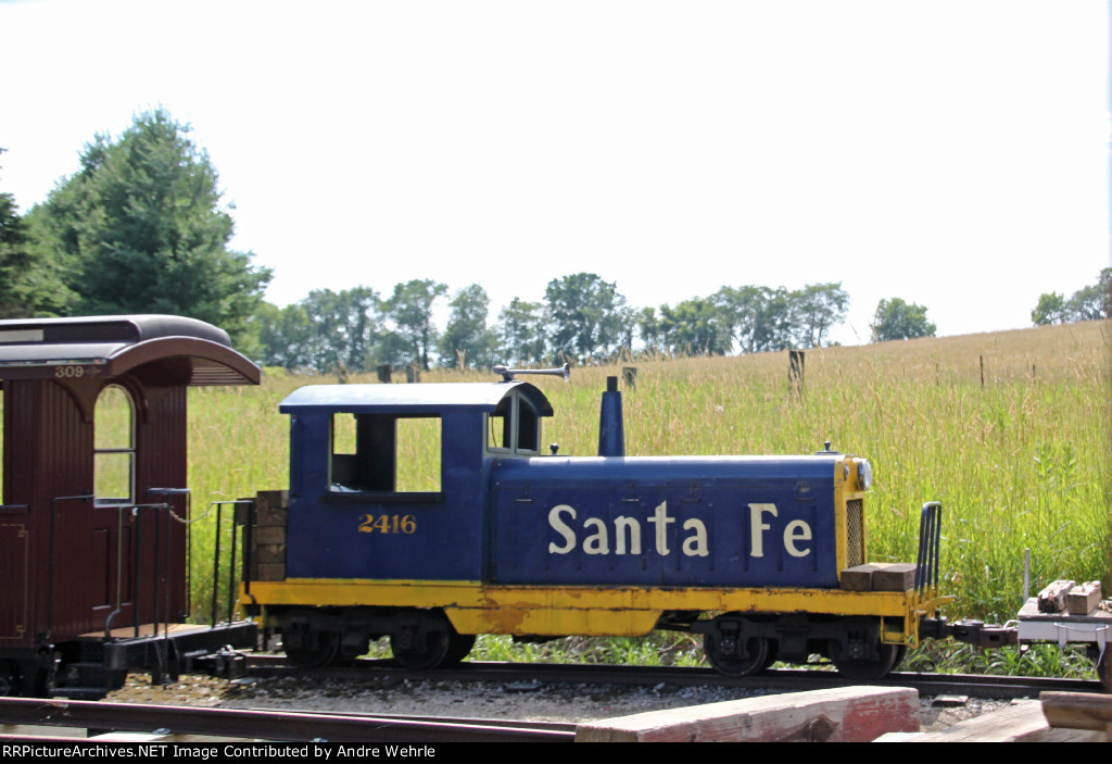 Whiskey River's MoW diesel, "Santa Fe" 2416