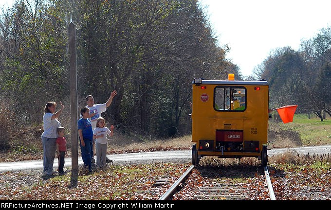 Family turns out for the procession near  High Point