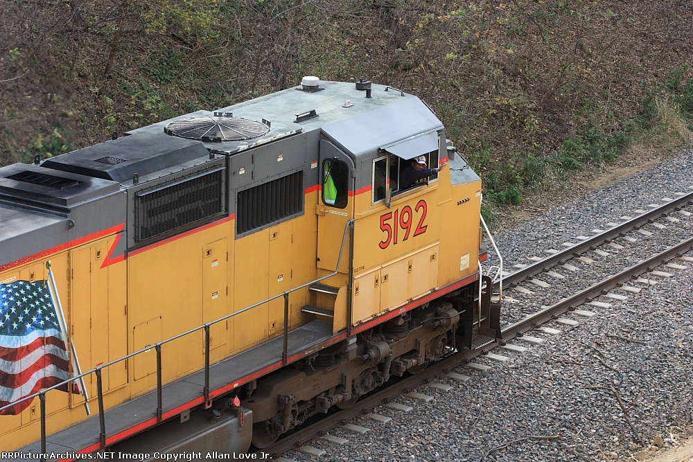 UP 5192 west