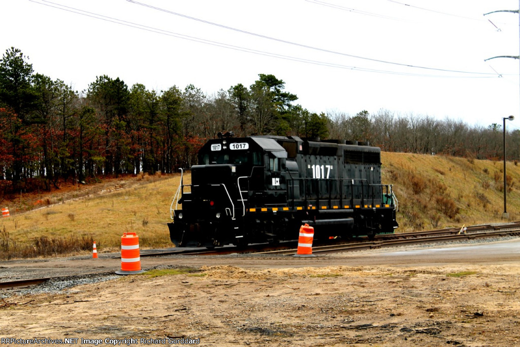 HLCX 1017 at  Brookhaven  Rail Terminal 