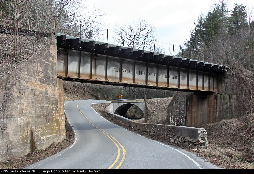 Clinchfield Bridge Over Crdek and Road