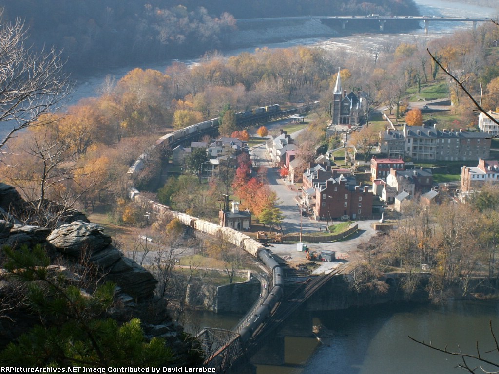 Harpers Ferry from Maryland Heights.