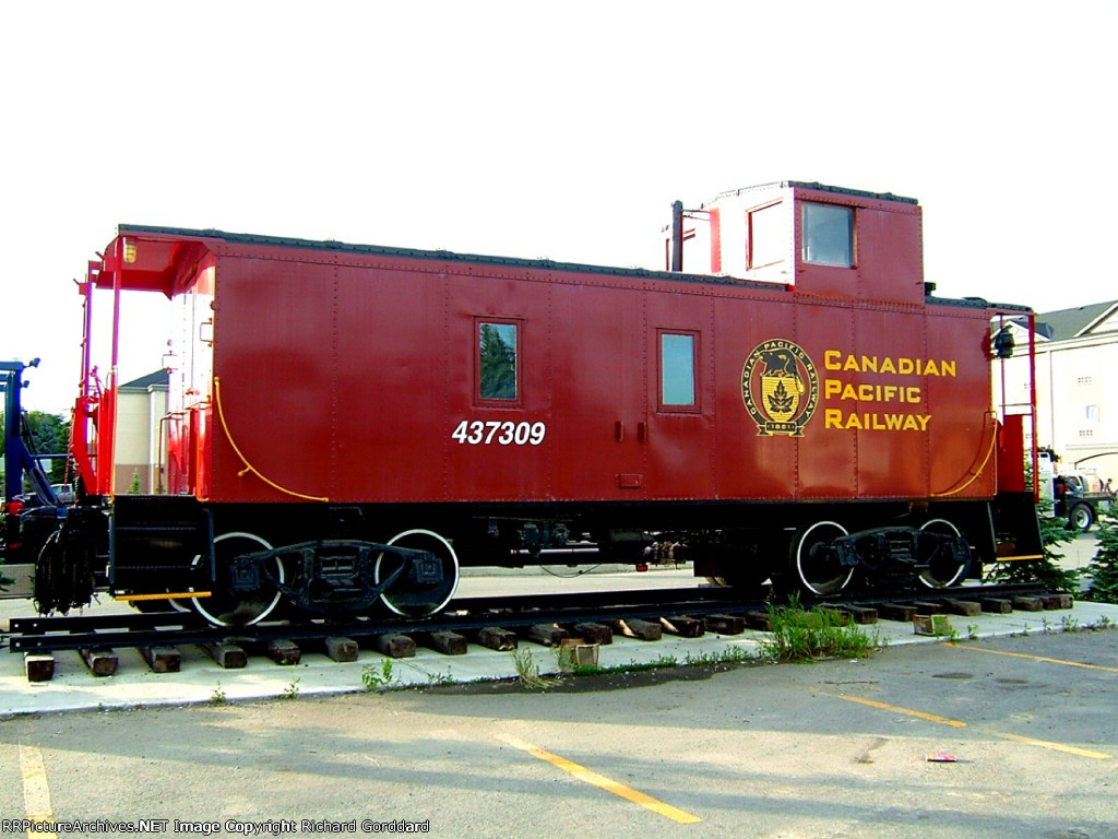 CP Caboose on Display