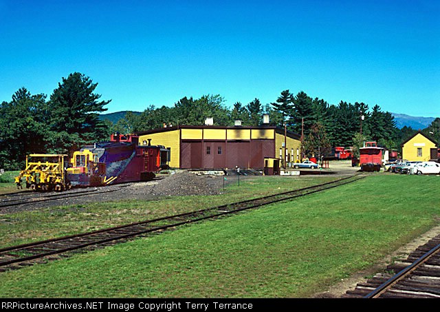 Conway Scenic Roundhouse Area - 1979