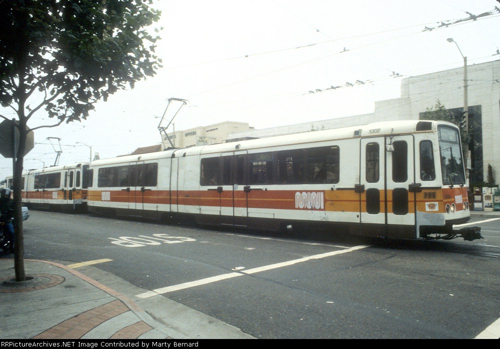 MUNI 1307 at West Portal