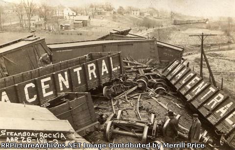 Iowa Central RR Wreck 