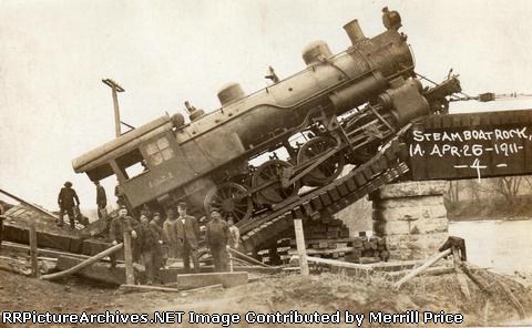 Iowa Central RR Wreck 