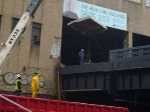 Construction is underway on the High Line viaduct