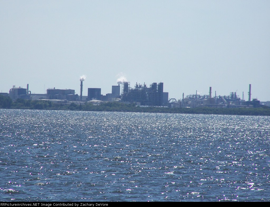 Several Railcars are Visible at the mine