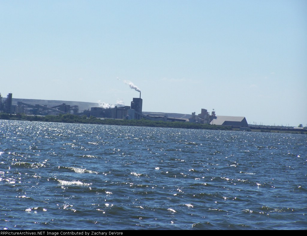 Line of Tank Cars at Phosphate Mine