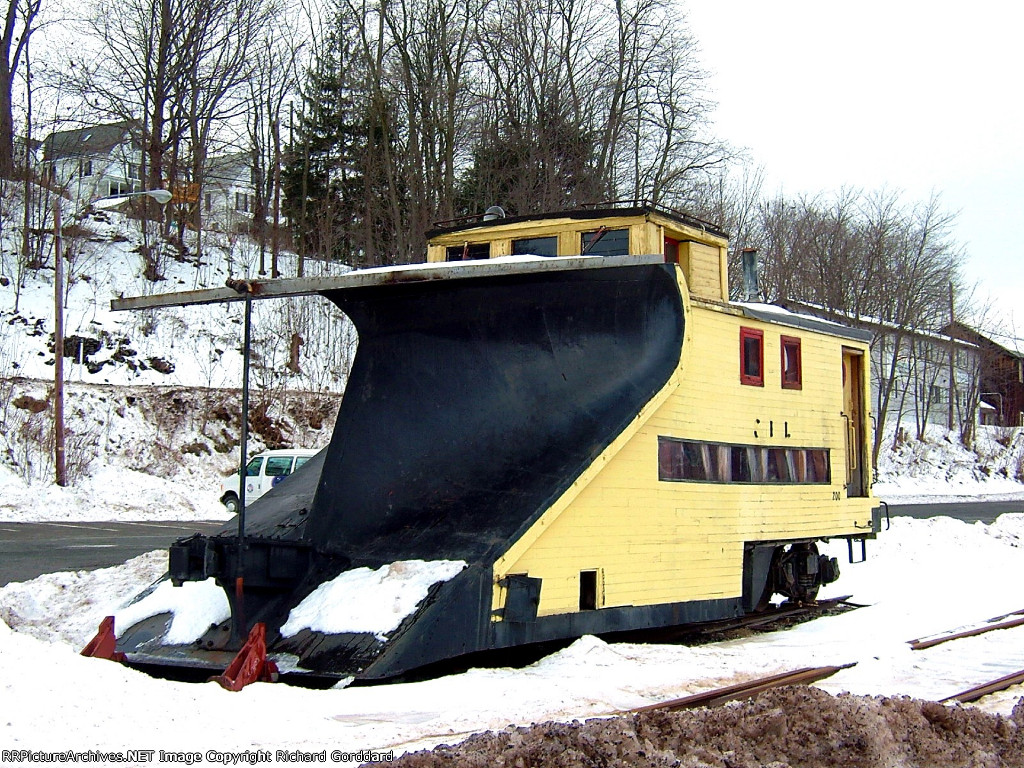 Old wooden wedge plow