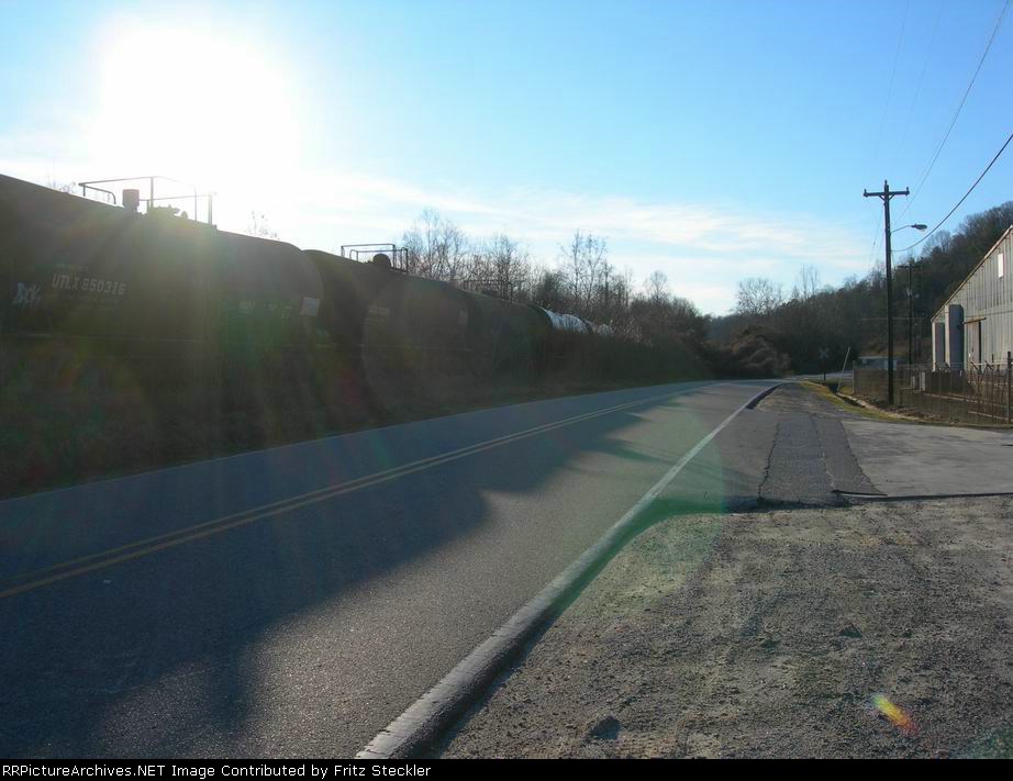 Sunset Over Tank Cars