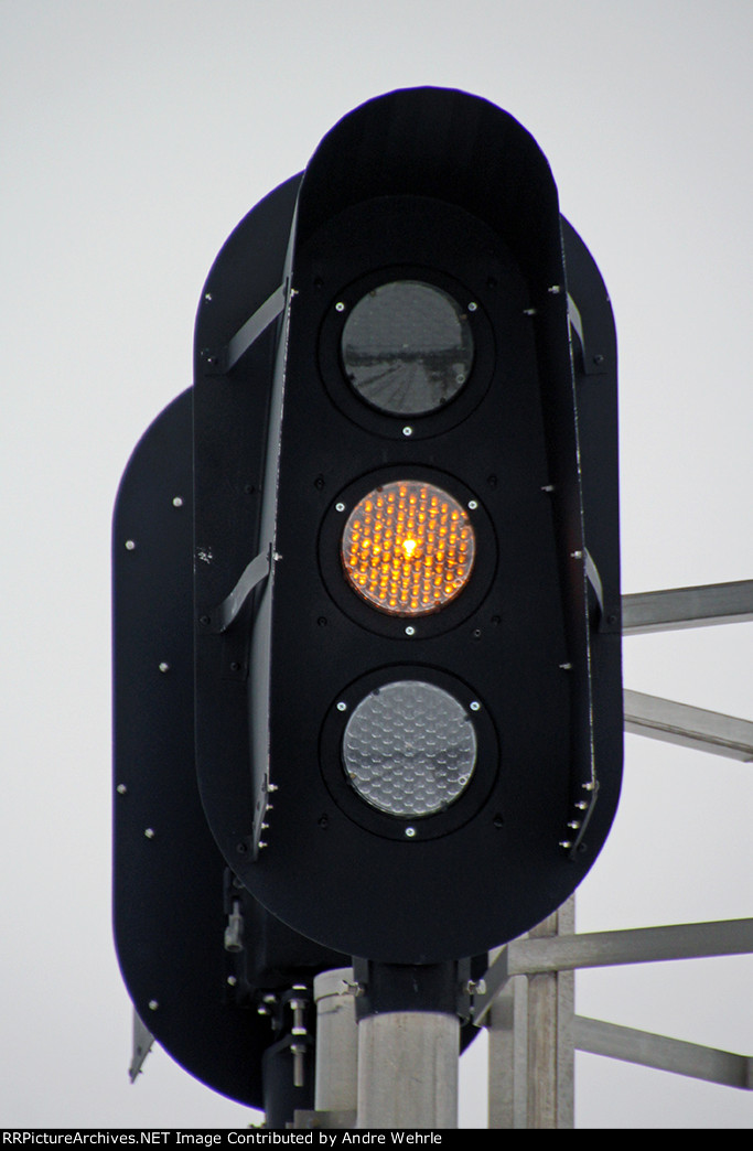 Northbound approach on the Church Rd. intermediate signal for Main 2