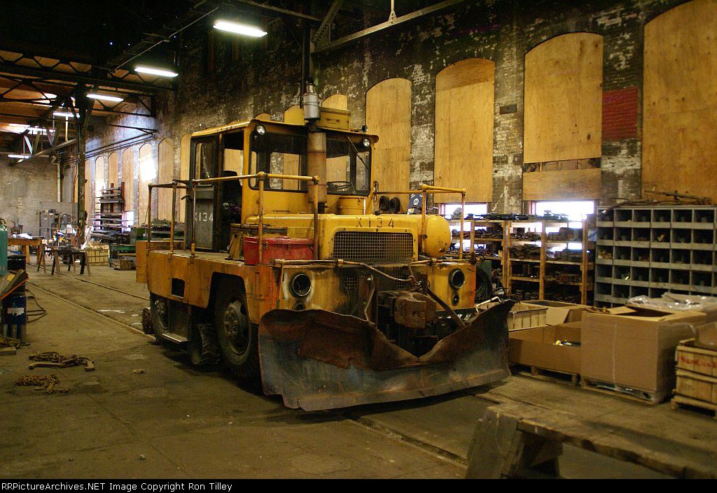 Track Mobile inside the Car Shop