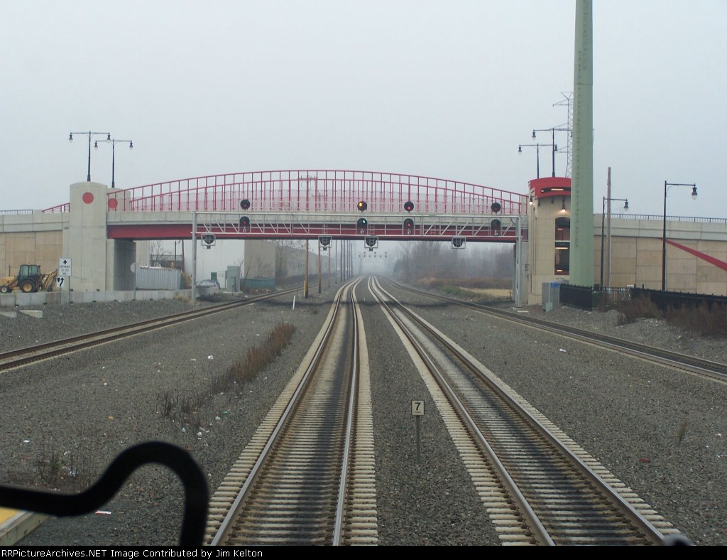 NJT Train 1107 on an Approach Medium leaving Seacacus Transfer